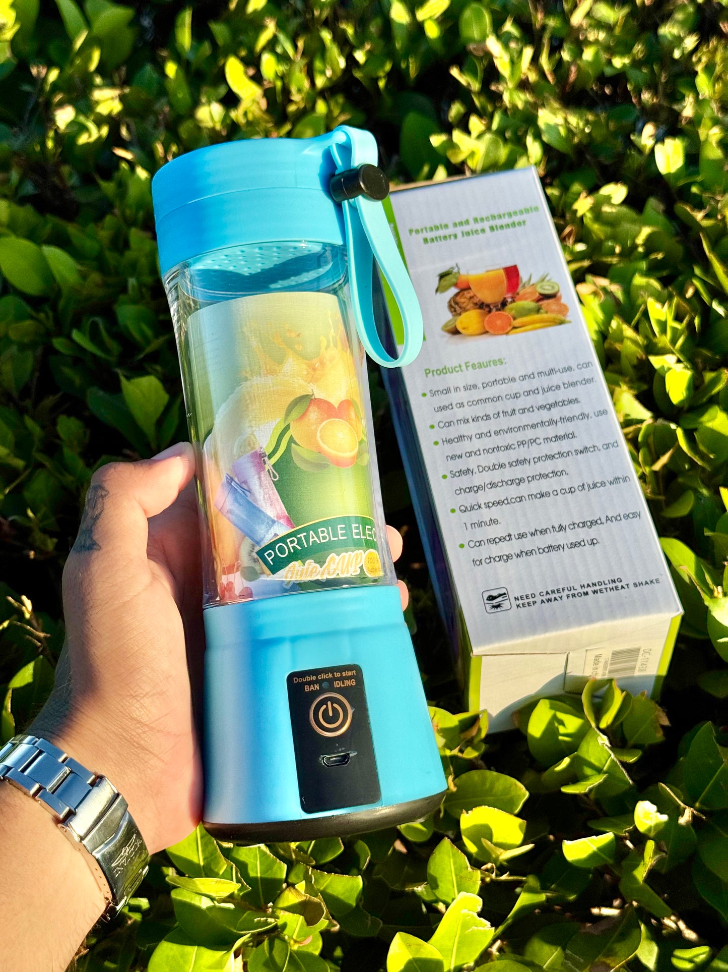 Portable USB Rechargeable Blender for Juices and Smoothies