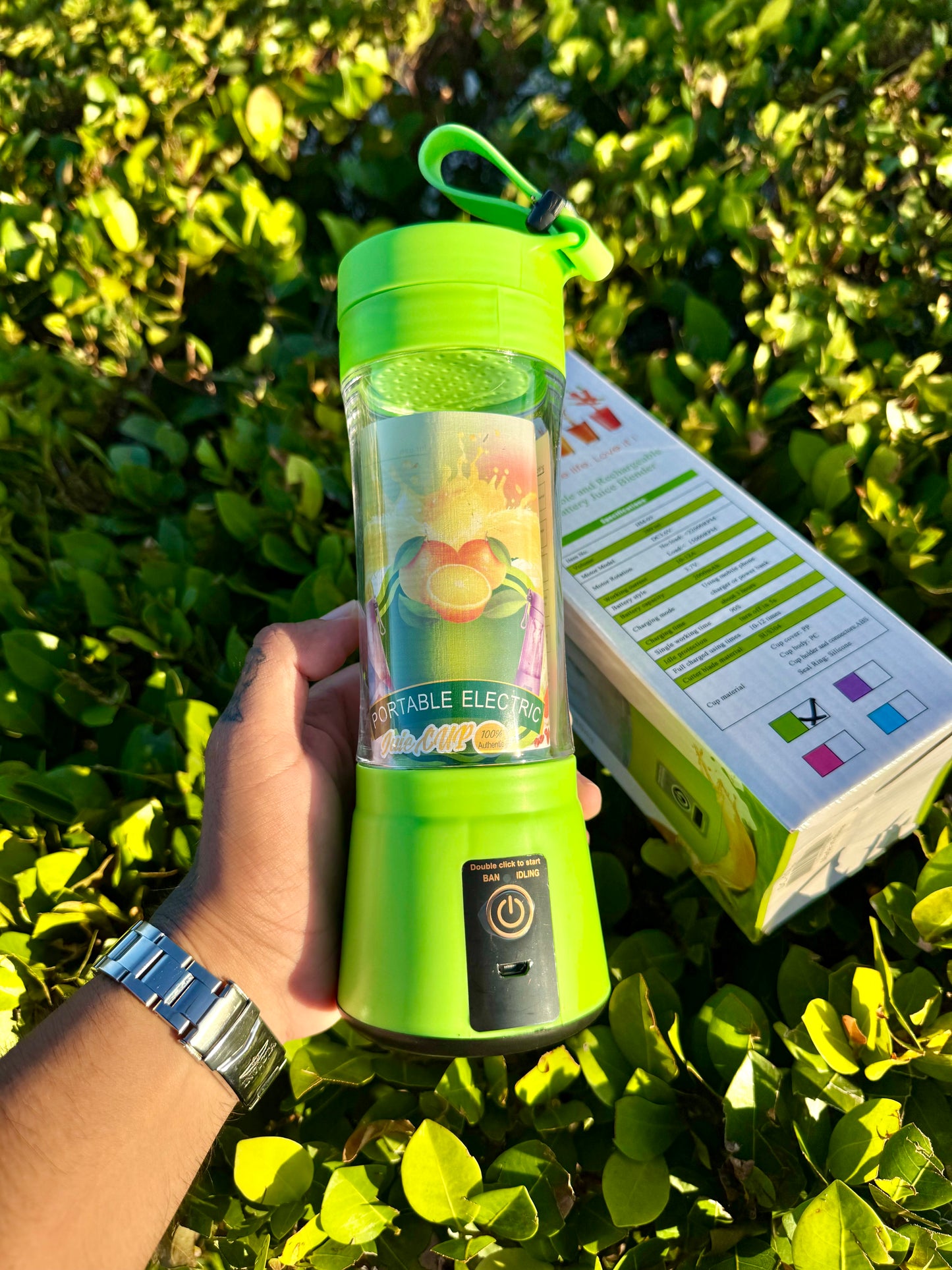Portable USB Rechargeable Blender for Juices and Smoothies