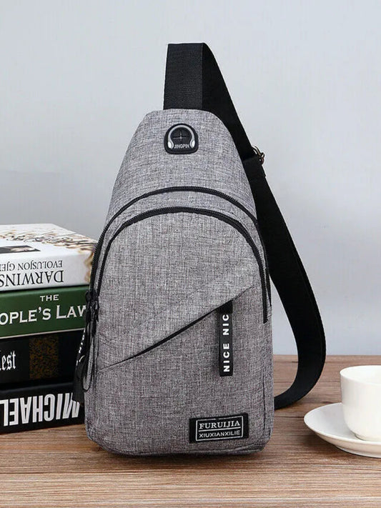 Unisex Crossbody Bag for Travel and Everyday Use